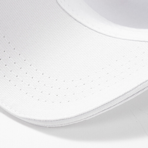 Casquette de baseball en coton pour DTF et transfert thermique - blanc