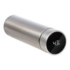 Thermosfles 450 ml met temperatuurweergave voor sublimatie - zilver