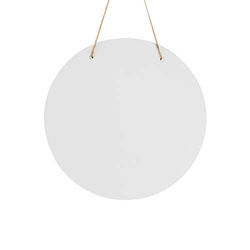 Door hanger made of MDF for sublimation - circle Ø 30 cm