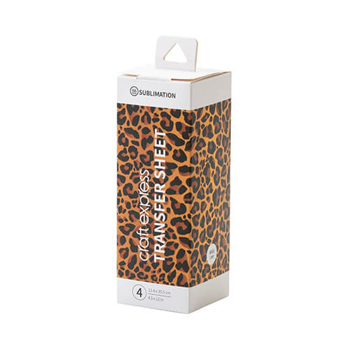 Wild Leo transferark 30,5 x 11,4 cm - 4 stk.