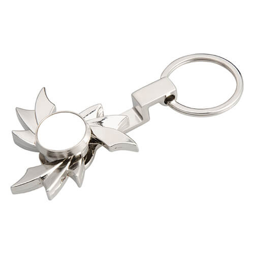 Metallnyckelring - spinner för sublimering - Hot Wheel