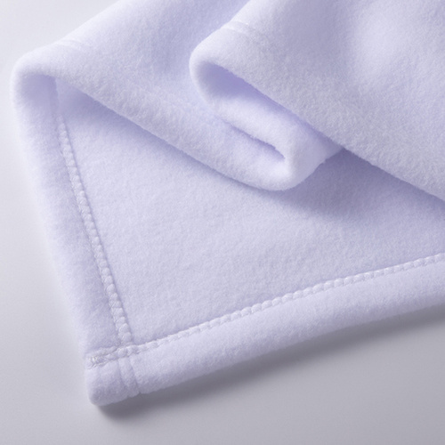 Couverture polaire 203 x 152 cm pour sublimation - blanc
