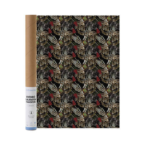 Hidrosublimacijska folija Craft Express - Skelet za noč čarovnic