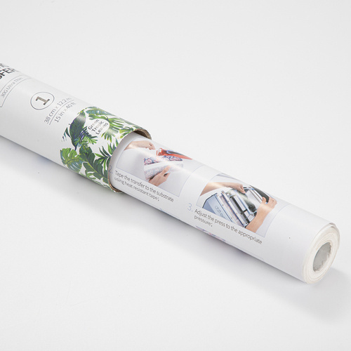 Feuille d'hydrosublimation Craft Express - Green Tropic Leaves