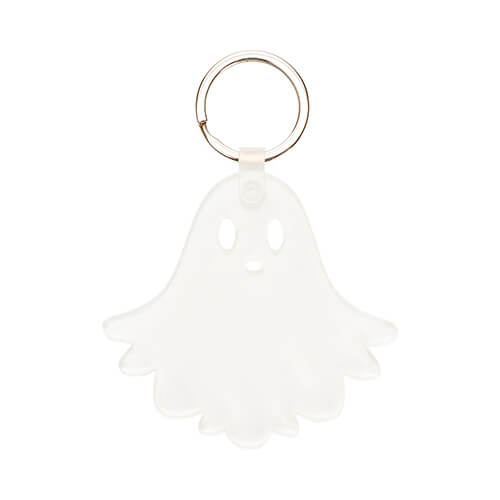 Acrylic key ring for sublimation - ghost