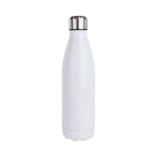 750 ml nerezová fľaša na nápoje na sublimáciu - biela