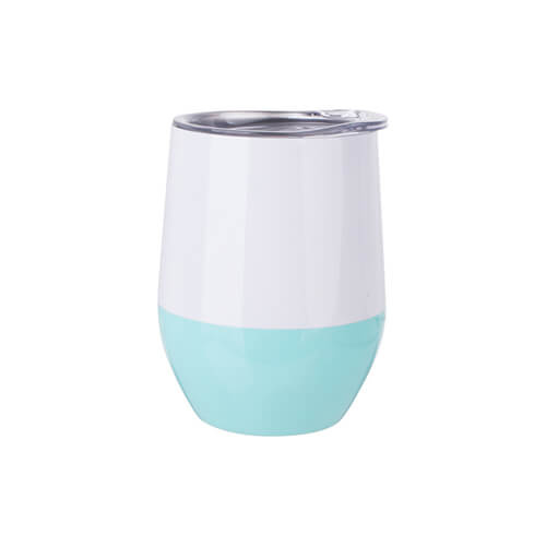 360 ml muki glögiä varten sublimaatiota varten - valkoinen ja vihreä