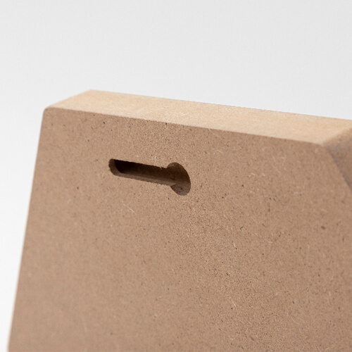 Cadru foto hexagonal din MDF pentru sublimare - 17,8 x 20,3 cm