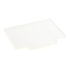 Akrylramme med glitter til sublimering - rektangel 14 x 17 cm