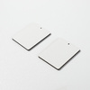 MDF earrings for sublimation - large rectangle