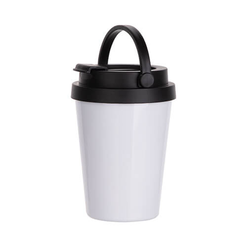 Ruostumattomasta teräksestä valmistettu 350 ml muki sublimaatiota varten - valkoinen