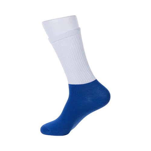 Chaussettes de sport avec un pied de sublimation noir