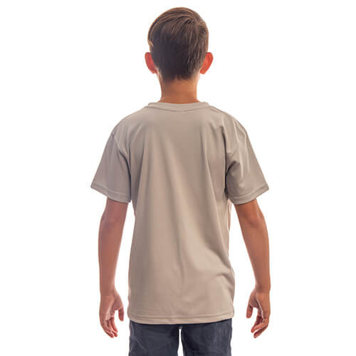 Solar jeugd T-shirt met korte mouwen voor sublimatie - Athletic Grey