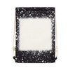 Vybielené zadné vrecko Starry Black na sublimáciu