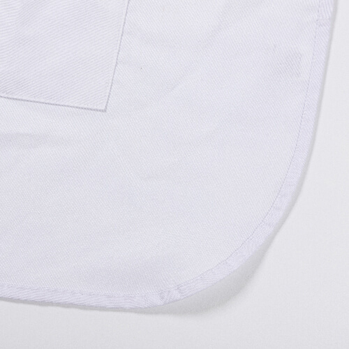 Adult's white apron with pocket for sublimation