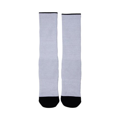 Sublimation 45 cm socks - silver glitter