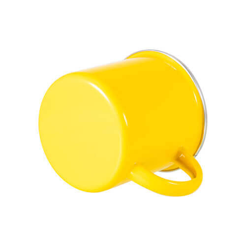 Metalinis puodelis 360 ml, skirtas sublimacijai - geltonas