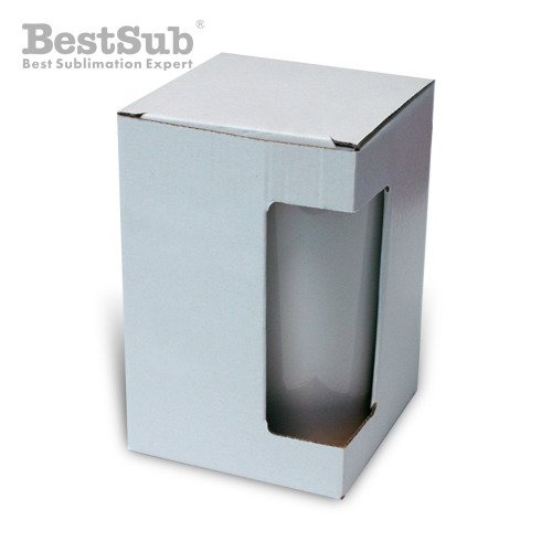 Box for big Latte mug with window Sublimation Thermal Transfer