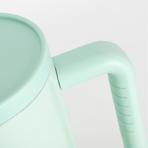 Mug de voyage en acier inoxydable 1200 ml avec poignée et paille - menthe