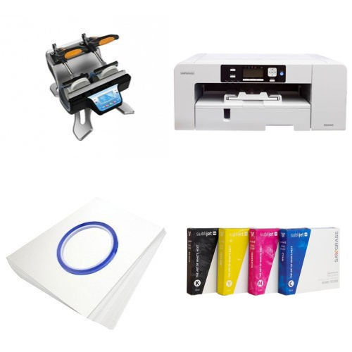 Kit de démarrage mugs Sawgrass Virtuoso SG1000 + JTSB-S-2 Sublimation Transfert Thermique