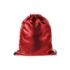 36 x 45 cm back sack with two-colour sequins for sublimation printing – red
