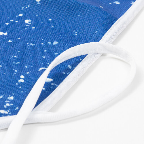 Șorț de in albit Albastru înstelat Starry Blue pentru sublimare