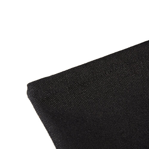 Pungă de pânză 63,5 x 37 cm neagră pentru transfer termic