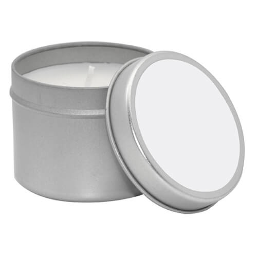 Bougie parfumée en boîte métallique grande Sublimation Transfert Thermique