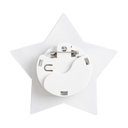 Acrylbadge met LED sublimatieverlichting in kleur - ster