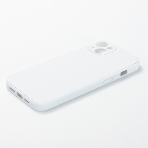 bela gumijasta torbica za iPhone 14 Plus za sublimacijo