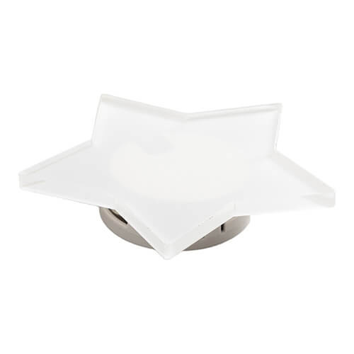 Акрилна значка с цветно LED сублимационно осветление - звезда