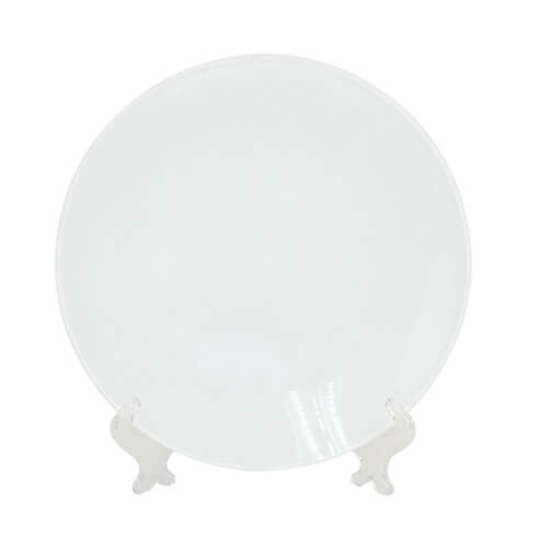 Plate 25 cm with stand Sublimation Thermal Transfer