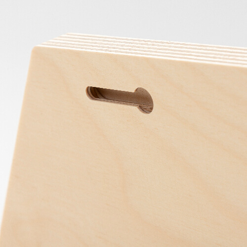 Hexagonal plywood photo frame for sublimation - 17.8 x 20.3 cm