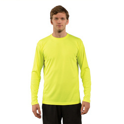 T-shirt Solar Manches Longues Homme pour sublimation - Safety Yellow