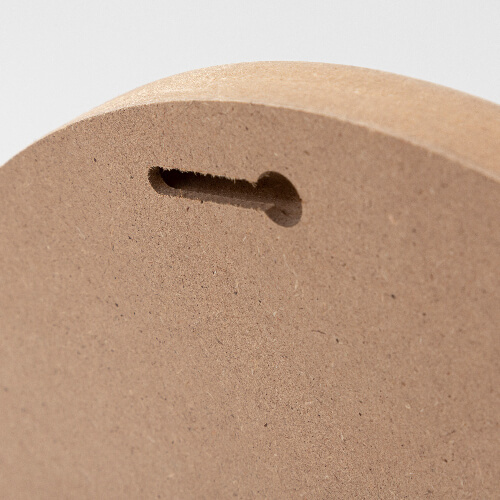 Fotoram tillverkad av MDF för sublimering - Ø 25,4 cm