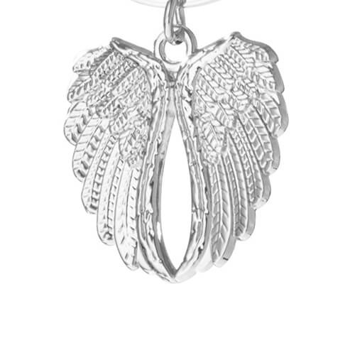 Pendentif voiture Angel Wings pour sublimation - argent