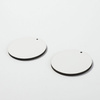 Earrings made of MDF for sublimation - big circle