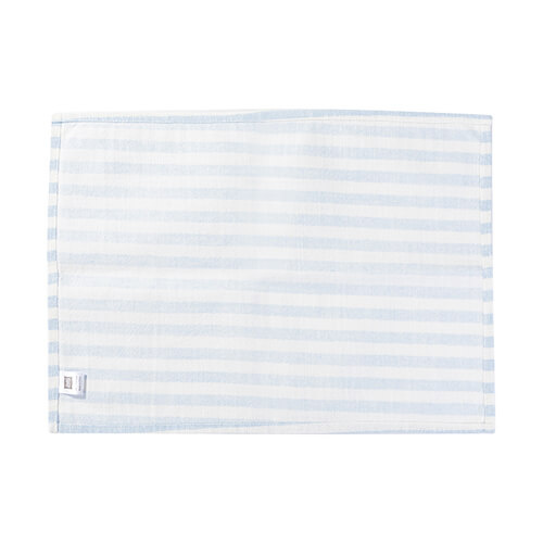 Mantel de lona 50 x 35,5 cm crema con rayas azules para sublimación