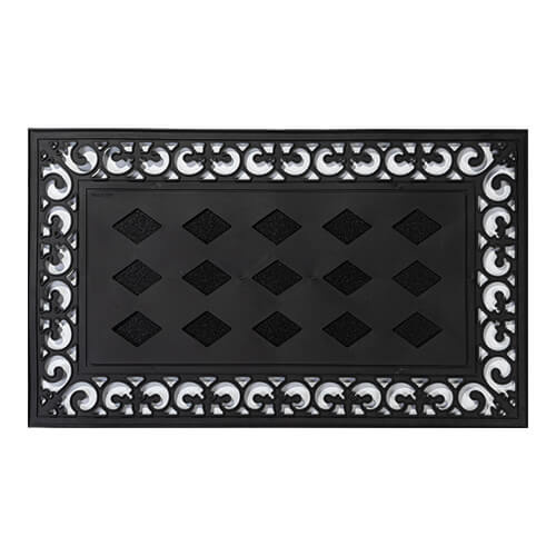 Rectangular PVC and felt doormat for sublimation
