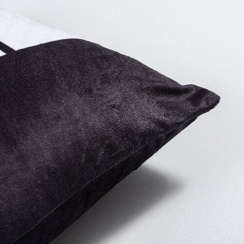 Funda de almohada de felpa con paneles para fotos para sublimación - 3 paneles