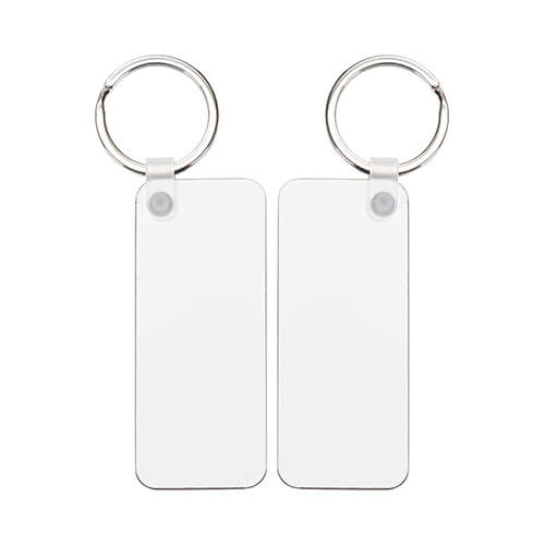 Porte-clés MDF double face pour sublimation - rectangle