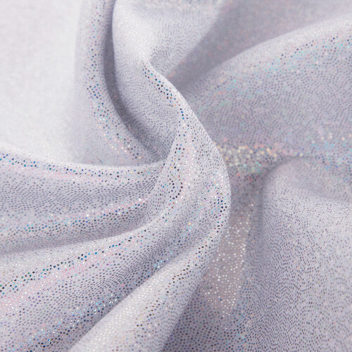 Glitter kussensloop 40 x 40 cm voor sublimatie - zilver hart