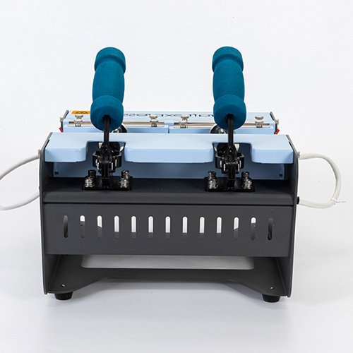 Two-station press for cups and tumblers - model 3 in 1