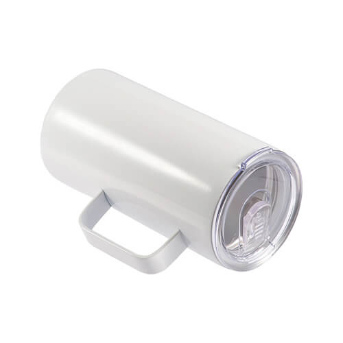 600 ml roestvrijstalen mok voor sublimatie - wit