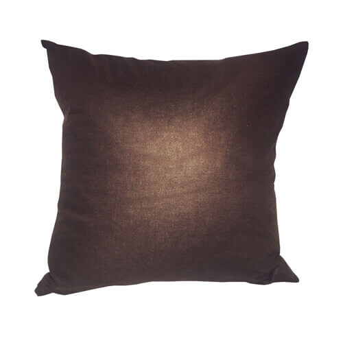 Kaksivärinen satiininen tyynyliina 38 x 38 cm sublimaatiota varten - Suklaasydän - Suklaasydän