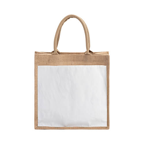 Sac en jute 30 x 30 x 19 cm pour sublimation