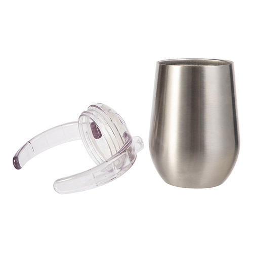 Roestvrijstalen druppelbeker 300 ml voor sublimatie - zilver