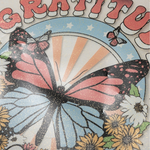 OtterPro DTF A3 glitter drukfolie - 50 vellen - Goud