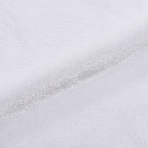 Pătură Minky cu glugă 150 x 130 cm pentru sublimare - alb