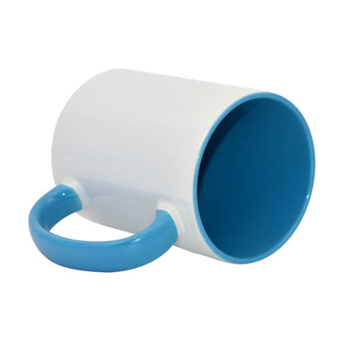 Mugg MAX A + 450 ml FUNNY ljusblå Sublimation Thermal Transfer